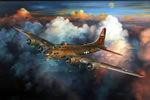 "Last Mission for Nine-O-Nine" - Randy Green - B-17 Flying Fortress Art